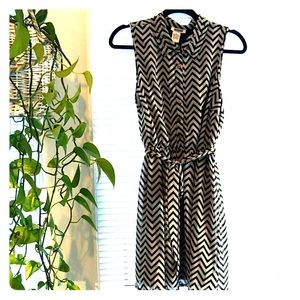 🪩 3/$15 Dizzire • Chevron Studded Dress